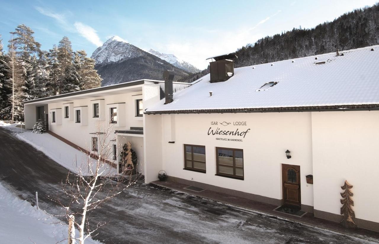 Hotel Garni Isarlodge Wiesenhof Scharnitz Zewnętrze zdjęcie