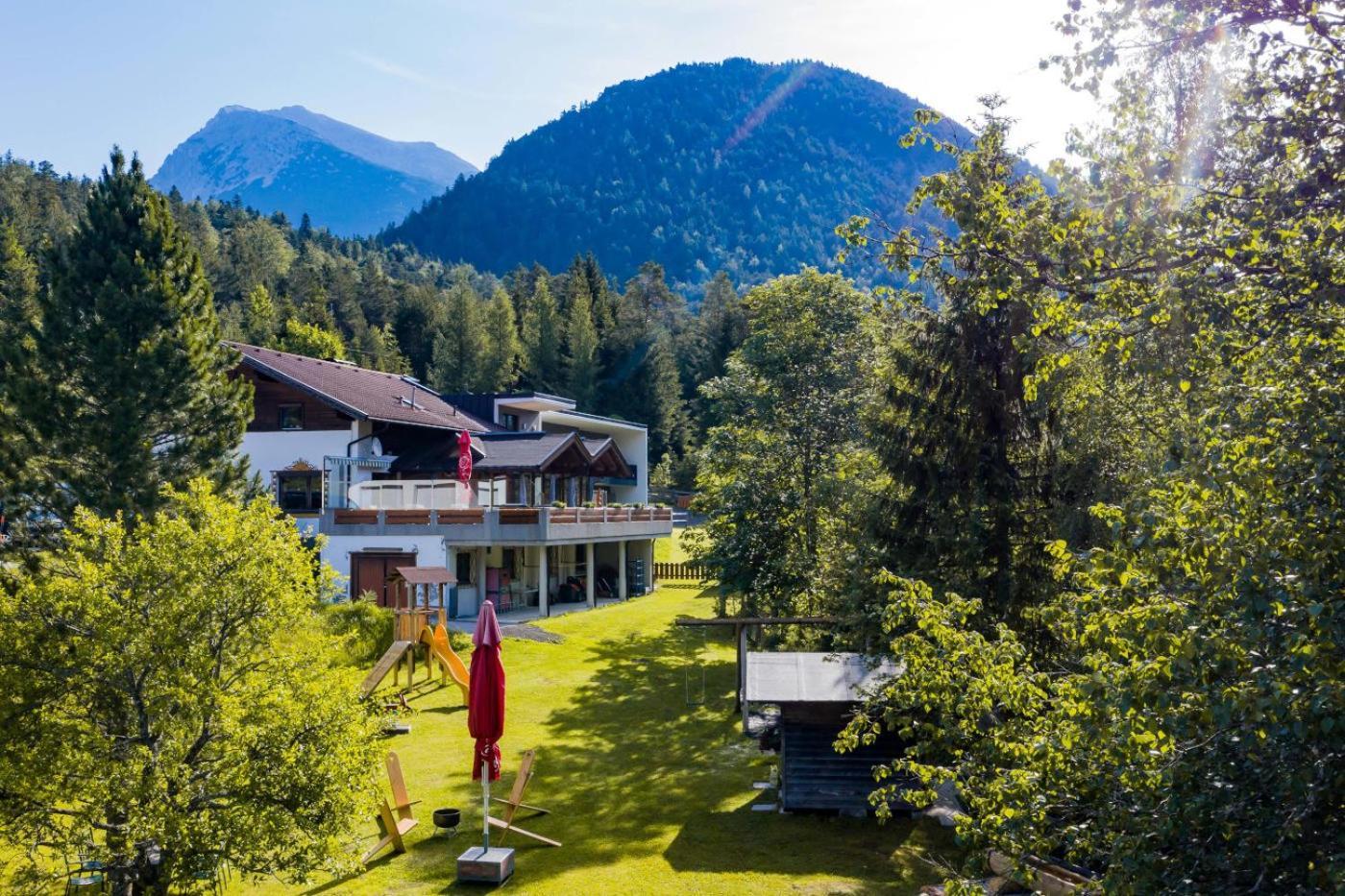 Hotel Garni Isarlodge Wiesenhof Scharnitz Zewnętrze zdjęcie